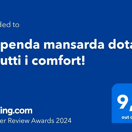 Stupenda Mansarda Dotata Di Tutti I Comfort! 아파트